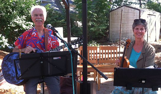 Playing with Sherry Lowe at Suncoast Waldorf School